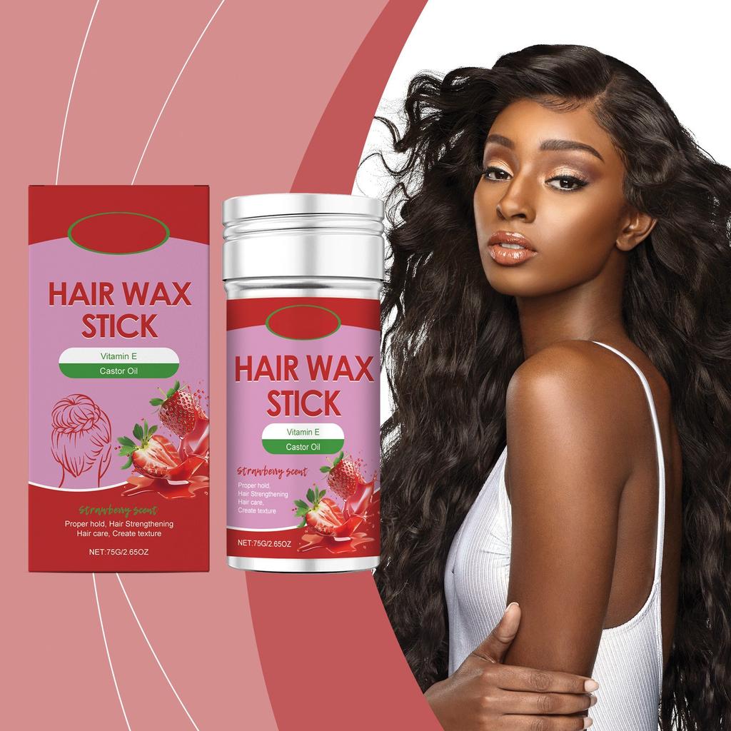 Воск для волос, делающий волосы гладкими и легкими для расчесывания и укладки, натуральный стиль для ломких волос, долговечный воск для волос