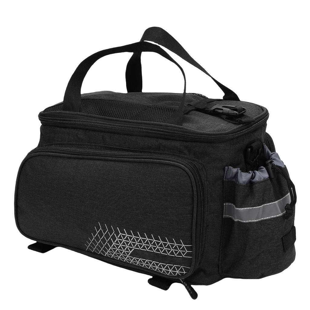 Bike Saddle Bag Rear Bike Rack Bag for Bike 17L Large Capacity Combines Hand-carry Shoulder-sling and Bike Mounting Capabilities