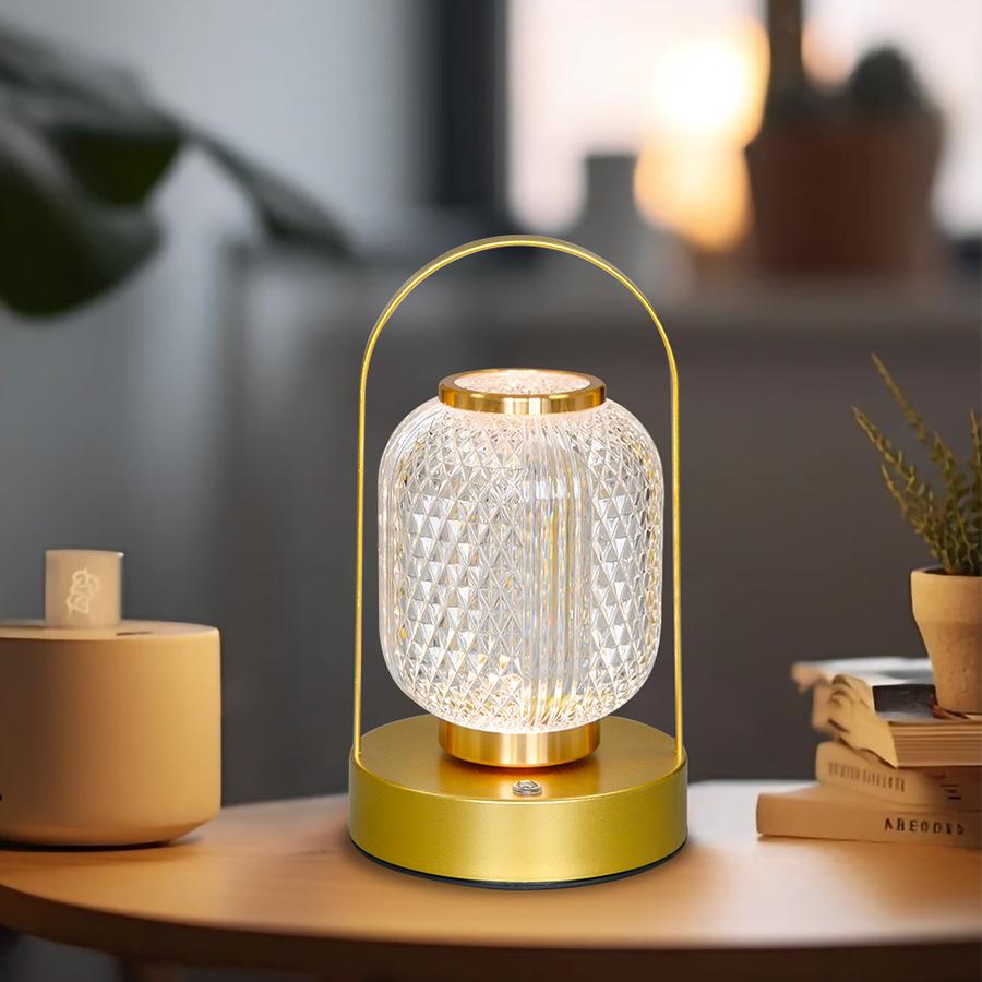 Креативная лампа для чтения, портативный фонарь, светодиодный прикроватный светильник с регулируемой яркостью, перезаряжаемый ночник