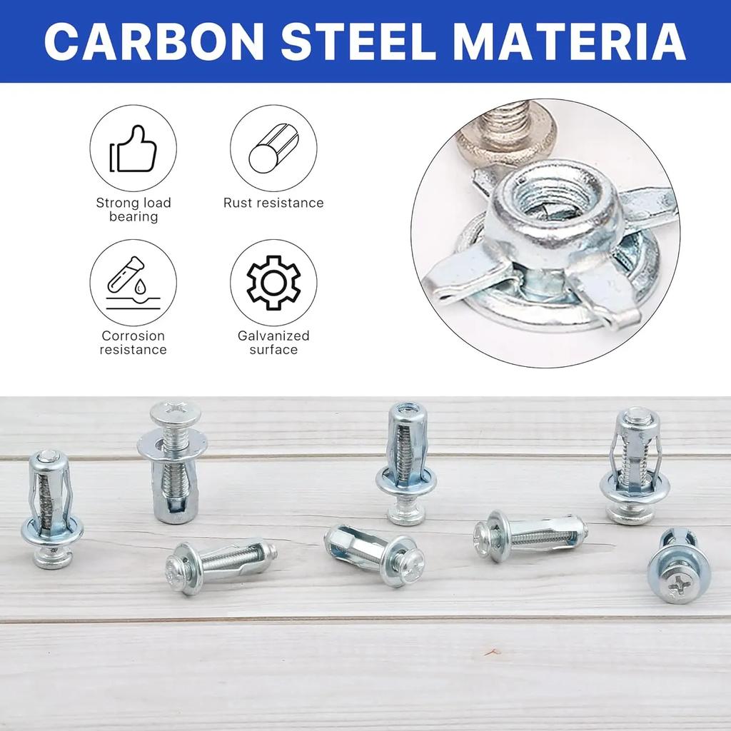 Заклепочная гайка в форме лепестка, болт, комплект, металлическая заклепочная гайка, панель, зажим для номерного знака, фиксатор, гайки, настенные крепления