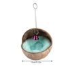 Natural Coconut Husk Bird Breeding Nest Bed Cage Hatching Nest with Mat