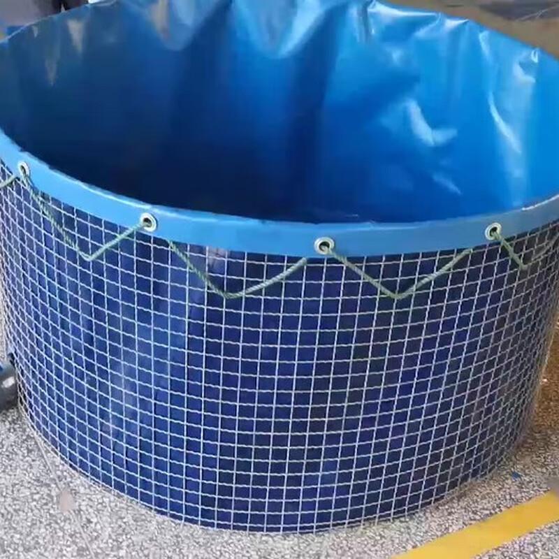OEING Portable Foldable Round Canvas Fish Pond