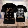 Men T-shirt Chef Broad Oversized Tops Punk 3D Print T Shirt Male Casual Fashion Summer Crew Neck Short Sleeve Daily