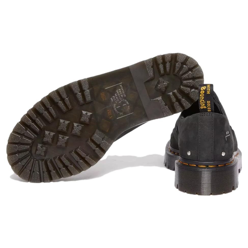 A-Cold-Wall* x Dr. Martens 1461 Bex Onyx Унисекс Кроссовки Черный Черный-Фрезерованный-Нубук 31369001