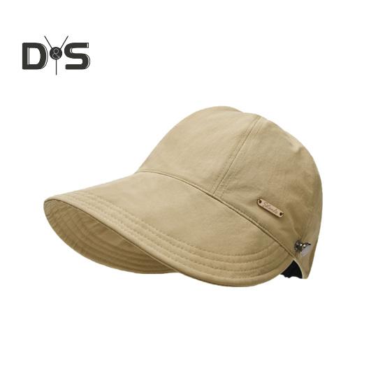 Outdoor Hat Sun Protection Anti-UV Wide Brim Solid Color Adjustable Head Circumference Foldable Lightweight Gardening Travel Sun Hat