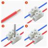 20Pcs Plastic Wire Connector 2P/3P Screw Cable Connector  Lighting Decoration