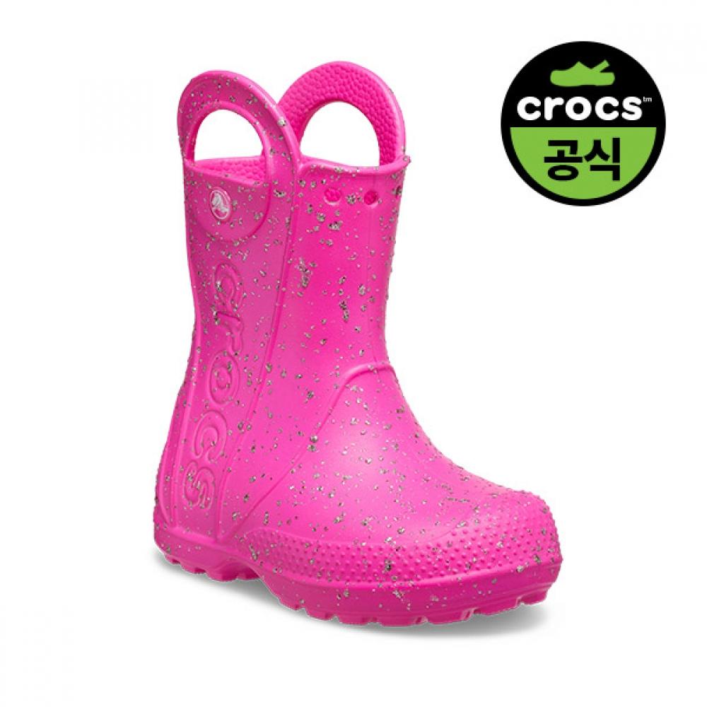 [Обувь Crocs] Официальные детские резиновые сапоги Crocs Handle It GlItter K Pcr 24sKbt210391 