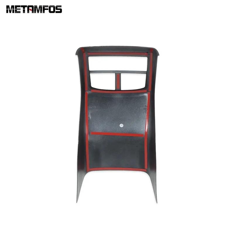 Armrest Box Rear Air Condition Vent Outlet Trim For Mazda CX-8 CX8 2018- 2024 Carbon Fiber Interior Accessories Car Styling