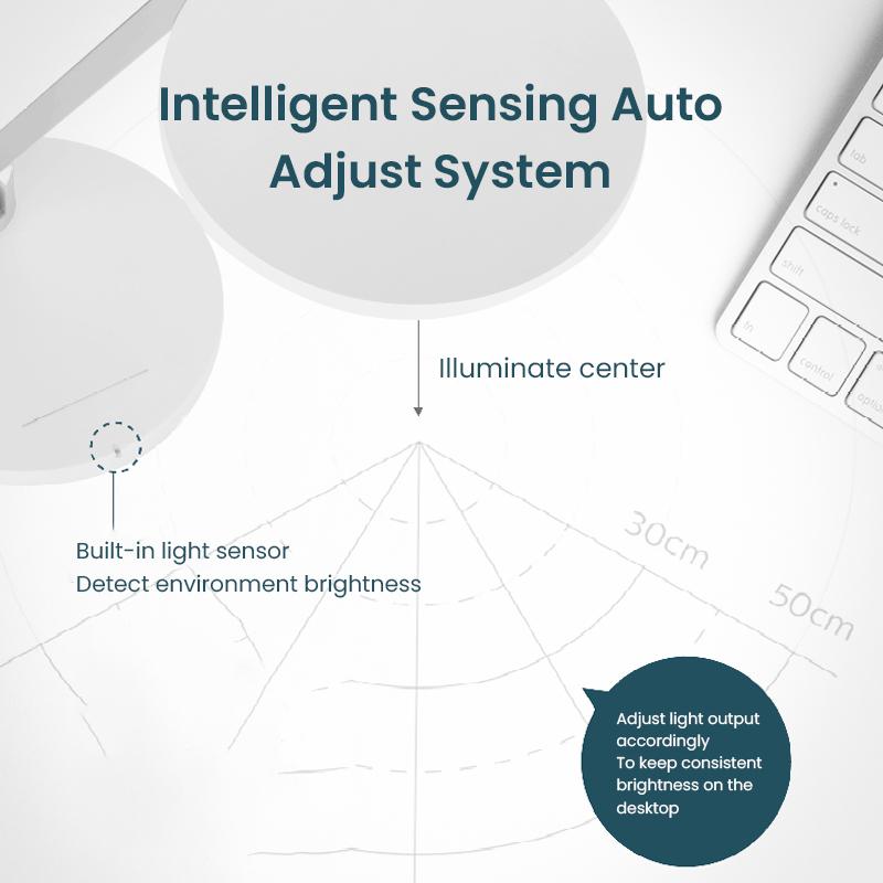Philips LED Lamp Eye Protective Desk Light Smart Sensor, Detect Environment Brightness, Auto-dimming, Maintain Uniform Light Efficency