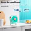 Ретро Проигрыватель Виниловых Пластинок Дизайн Bluetooth Динамик Беспроводной Белый Шум Музыкальная Шкатулка Саундбар RGB Атмосферная Подсветка Музыкальный Плеер
