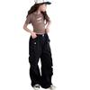 Girls Pants Spring Kids Hip Hop Pants Summer Children's Streetwear Casual Trousers Autumn Teen Large Size Sweatpants