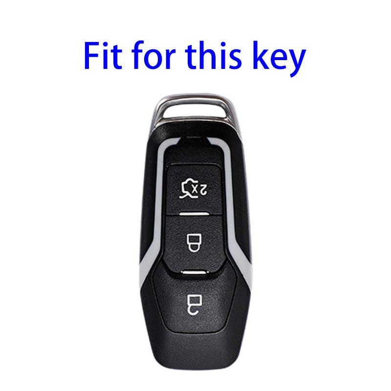 Soft TPU Car Remote Key Case Cover Holder For Ford Focus 3 4 ST Mondeo 5 MK5 Mustang F-150 Explorer Edge Fiesta Kuga MK3 4 Keychain Accessories