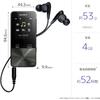 Sony Walkman S Series 4GB NW-S313: MP3 player, Bluetooth compatible, up to 52 hours of continuous playback, earphones included, 2017 model, black NW-S