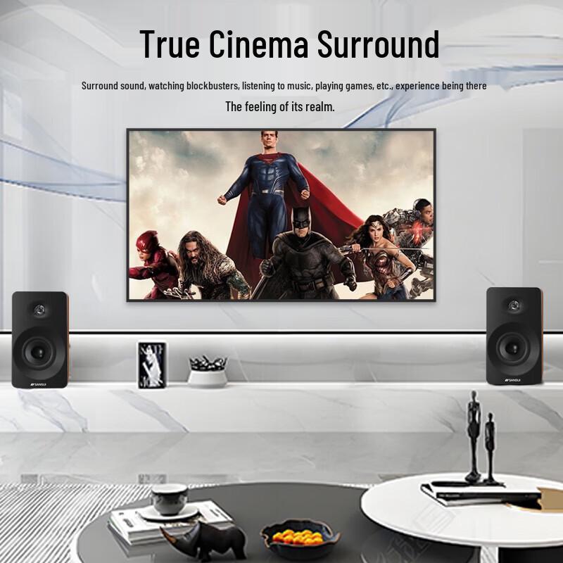 SANSUI GS-6000 2.0 Беспроводные настольные колонки Вилка CN (адаптер в комплекте)