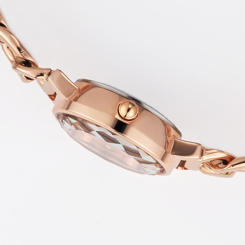 Gedi Fashion Градиентный циферблат Женские джинсовые часы-цепочка Водонепроницаемые кварцевые часы