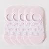 5Pairs Round Dot Socks Women's Summer Thin Transparent Invisible Boat Socks Breathable Short Sock Mesh Ultra-thin Non-slip Socks