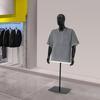 Professional Adjustable Male Dress Form Mannequin with Metal Stand - Floor Standing Display for Tailoring Fitting Sewing Design