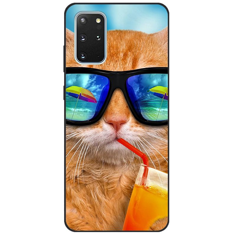 Для Samsung Galaxy S20 Чехол Силиконовый ТПУ Чехол Для Samsung Galaxy S20 PLUS Чехол для телефона Для Samsung Galaxy S20 Ultra S 20 Чехол кошка