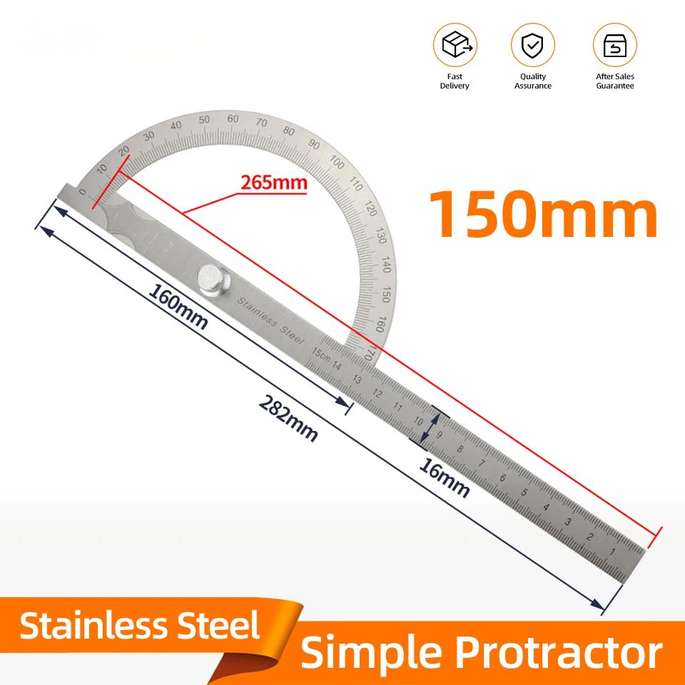 Multi Angle Ruler Stainless Steel Protractor Measuring Instruments Metal Angle Finder Carpenter Tools Angle Meter Goniometer