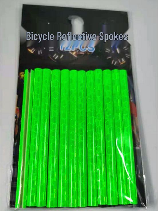 Универсальные светоотражающие полоски на спицы велосипедных колес для горных велосипедов