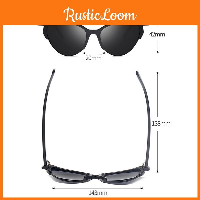 Classy Vintage Retro Cat Eye Triangle Sunglasses For Women Colorful Eyewear Glasses