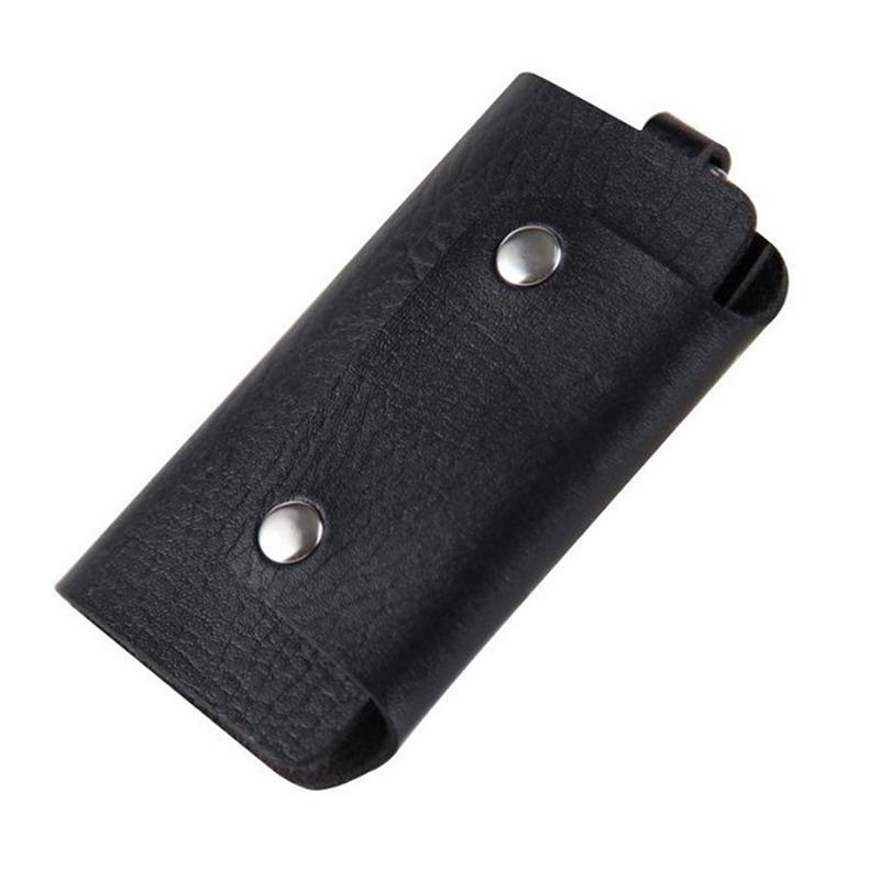 Fashion Gifts Keys Holder Organizer Manager Patent Leather Buckle Key Wallet Case Car Keychain CLE