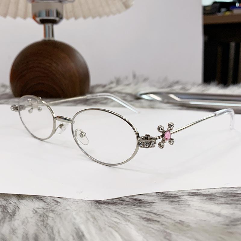 Fashion Style Women Eyeglasses Oval Shape Blue Light Blocking Women's Frame Glasses