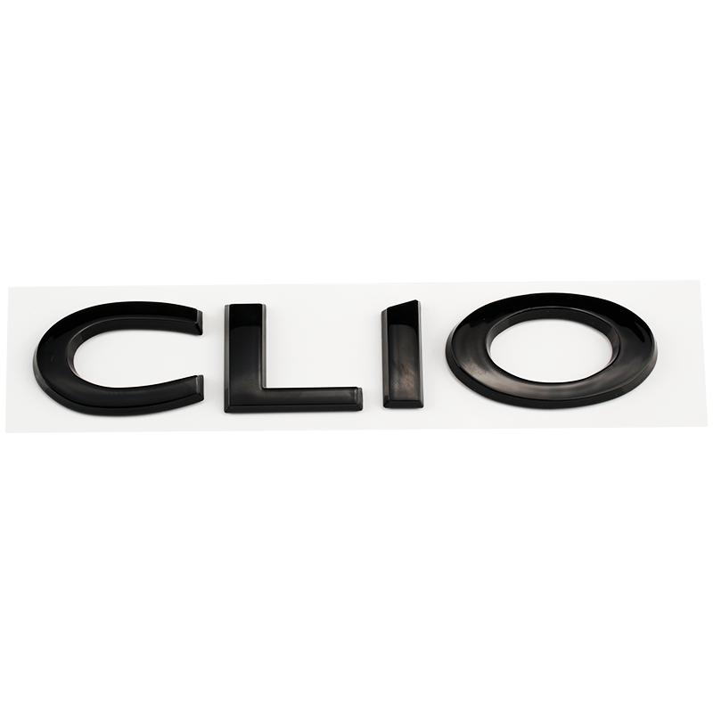 Автомобильные наклейки CLIO с буквенной маркировкой для Renault CLIO, боковой шильдик, задняя дверь, модификация, маленький логотип на задний багажник, стальной пистолет, A5