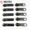 2/3/4/5M Meetee 5# Nylon Coil Zipper Tape + Zippers Slider Head for Garment Sewing Zip Closure Repair Kit Replacement Accessory