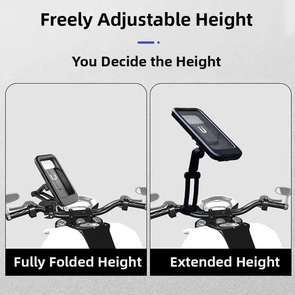 360° Swivel Bicycle Phone Holder Waterproof Phone Navigation Holder Bicycle Use