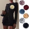 Fabric Large Flower Brooch Multi-layer Collar Flower Wholesale Suit Sweater Coat Brooches Party