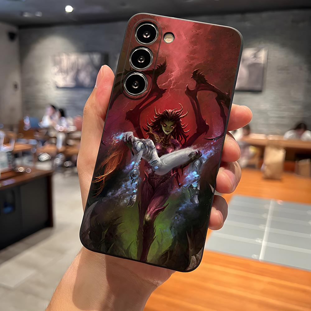 Чехол для телефона Samsung S26 S24 Ultra S25 S23 Fe S22 S20 S21 Plus A16 A54 A34 A53 Задняя крышка Игра Про S-StarCraft 2 Zerg