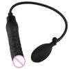 Oversized Silicone Anal Butt Plug Inflatable Dilator Large Pump Adult Sex Toy