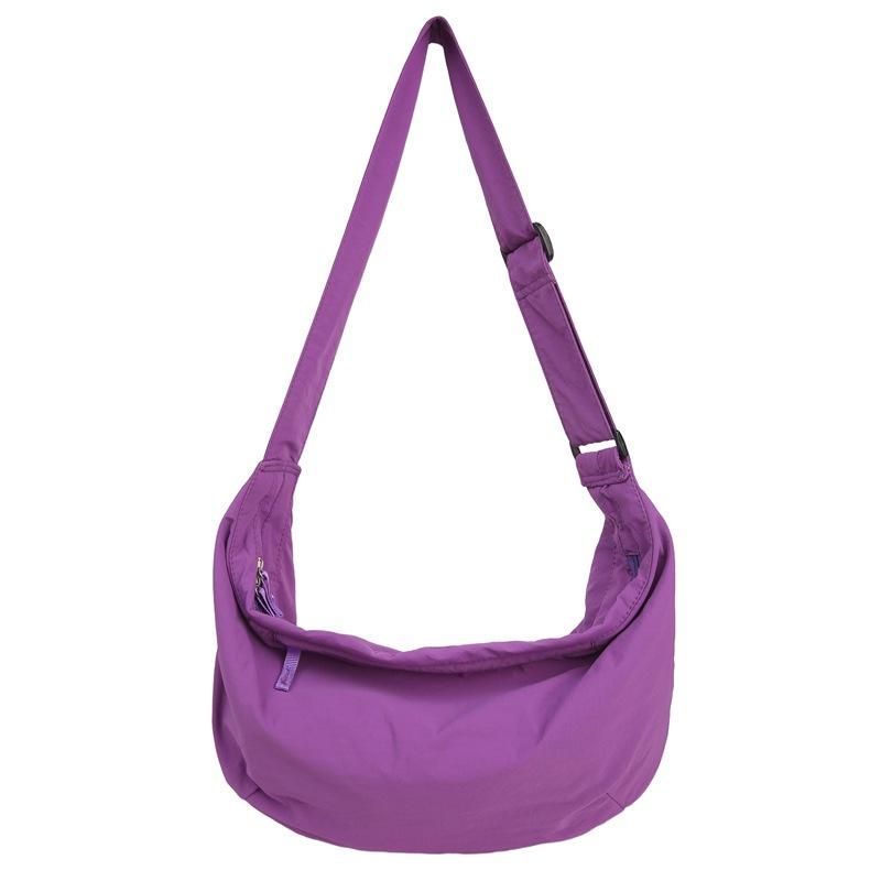 Lazy Wind Dumpling Bag New Lightweight Nylon Messenger Bag Trendy Brand Couple Casual Household Shoulder Bag