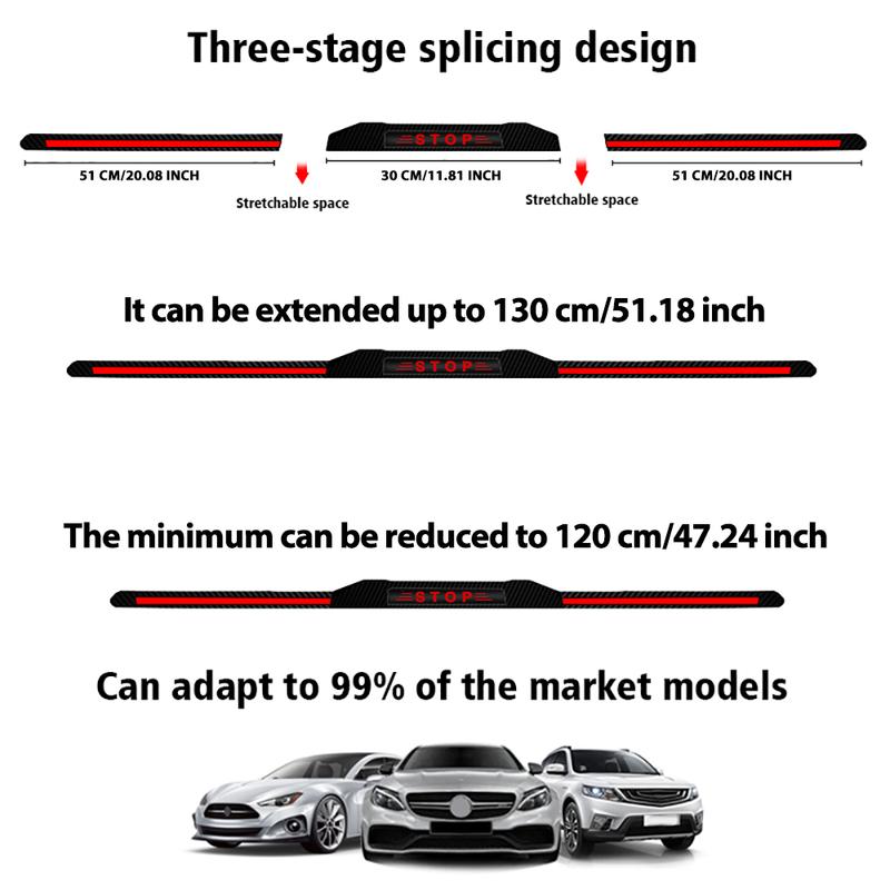 1,2 м - 1,3 м Регулируемый Универсальный Светодиодный Задний Спойлер Губа Комплект для Багажника Автомобиля, Стоп-Сигнал, Спойлер Багажника Подходит для Крыши, Крыла