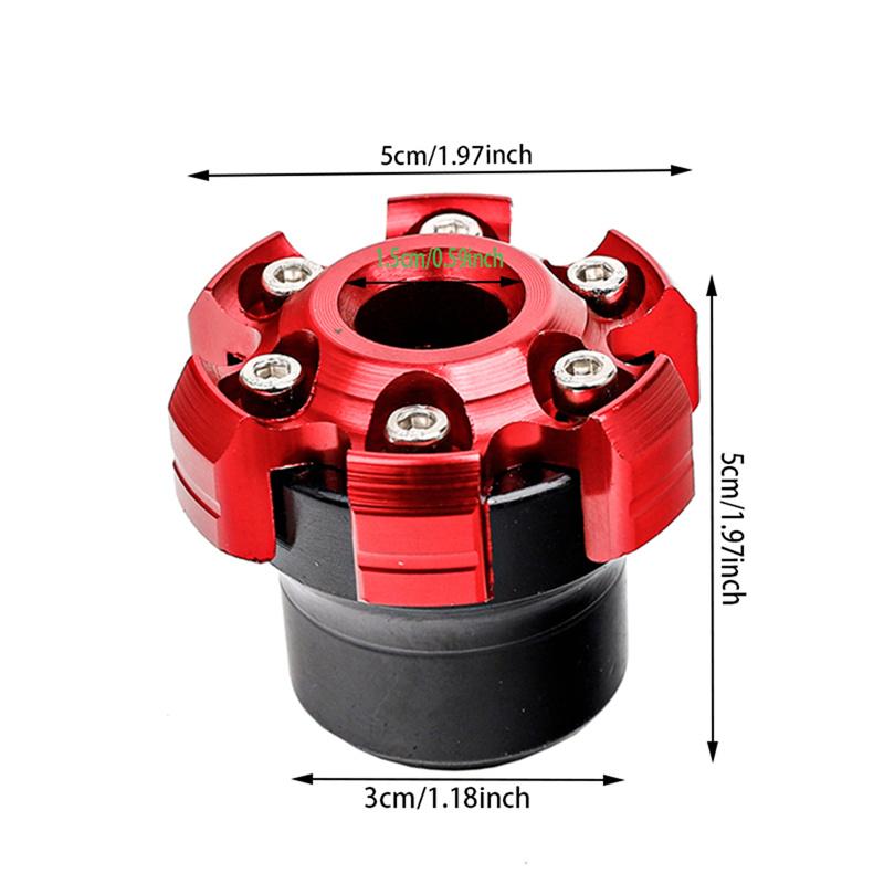 1Pair Motorcycle Frame Slider Wheel Crash Protector Motorbike Falling Protection Front Fork Cup Moped Scooters Accessories