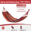 250*150 см 2 человека, уличный парусиновый гамак для кемпинга, изогнутая деревянная палка, устойчивый Хамак, садовые, парковые качели, подвесной стул, Hangmat