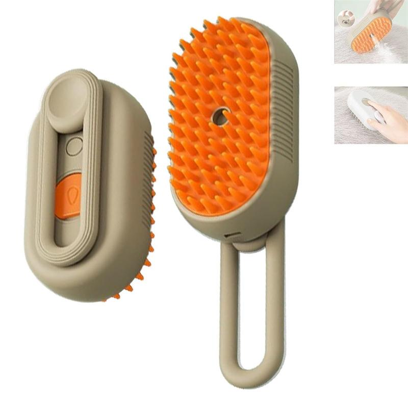 3 в 1 щетка для чистки шерсти домашних животных с паром для собак и кошек, паровая щетка для ухода за шерстью, спрей для ухода за шерстью с паром