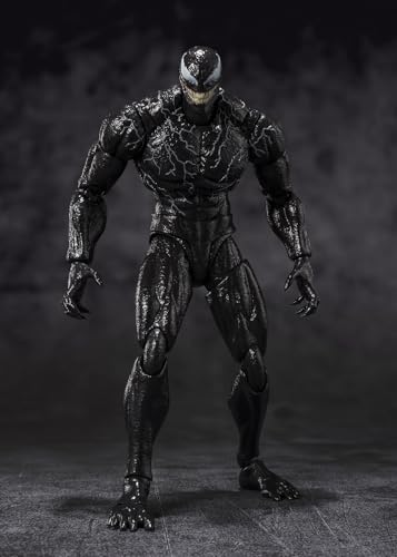 НАЦИОНАЛЬНЫЕ ТАМАШИИ SHFiguarts Venom (Веном: Последний танец) приблизительно. 190 мм окрашенная подвижная фигурка из ПВХ и АБС