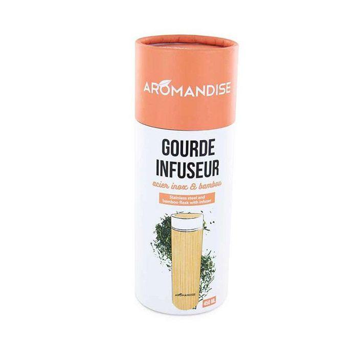 Gourde en bambou pour infusions - 450 ml