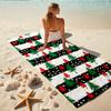 1Pc Christmas Tree Beach Towel Quick Dry Multiuse For Beach Pool Gym Yoga Home Travel Christmas Halloween Xmas Gift S170