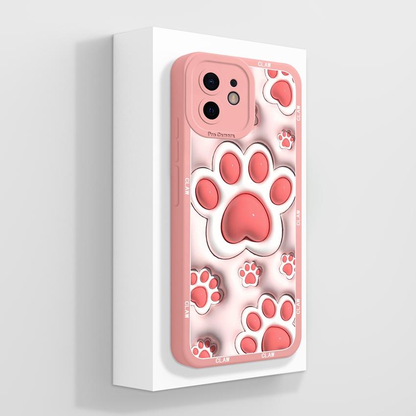 Для iPhone 12 11 XR 6 7 8 Plus Mini Pro Max Чехлы для телефонов Милые плюшевые узоры с кроликами Жидкий силикон Пылезащитная защита Мягкая задняя крышка Для чехла iPhone