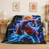 Мультяшное одеяло из фланели Dragon Ball Аниме Игра Мягкое Теплое Плед для Спальни Гостиной Кровати Путешествия Кемпинга Пикника Ребенка