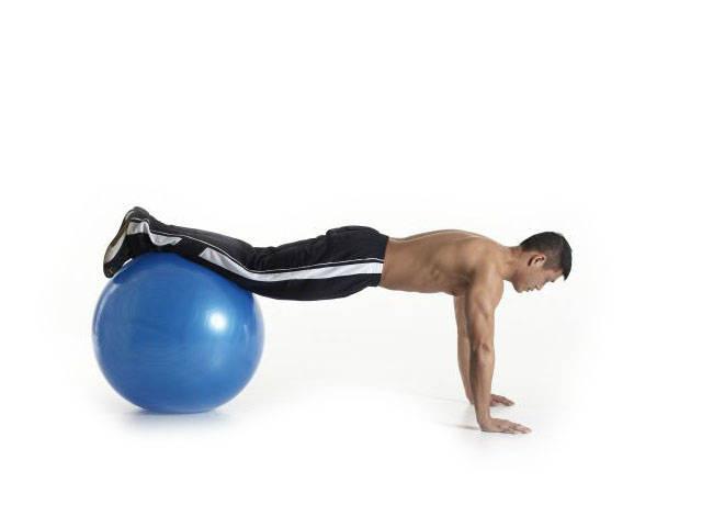 Gymnastics ball + 65cm pump for rehabilitation