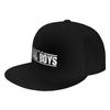 Fashion Bad Boys For Live  White Logo Flat Brim Sun Hat  Sports And Fitness Golf Hat Unisex