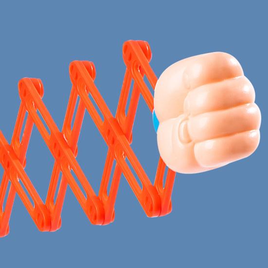 1 набор выдвижных игрушечных кулаков, шутер, кулачки, захват, рука робота, детские игры, эластичный телескопический захват, безопасная игрушка для разгрузки