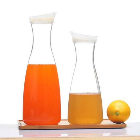 1100/1600ML Plastic Cold Kettle with Flip-Top Lid Food-Grade Beverage Dispenser Coffee Tea Juice Drink Jug for Home