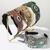 High Quality Baroque Headband Rhinestones Pearl Sequins Hair Accessories For Women's Party Shining Hair Band Hoop Girl Headwear