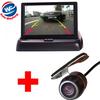 Resolution 4.3" Color TFT LCD Folding Car Parking Assistance Monitors DC12V Foldable Monitor