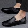 Brand Slip-On Genuine Leather Loafers Men Casual Shoes Designer Spring Summer Mocasines Hombre Driving Loafer Lofer Loffers